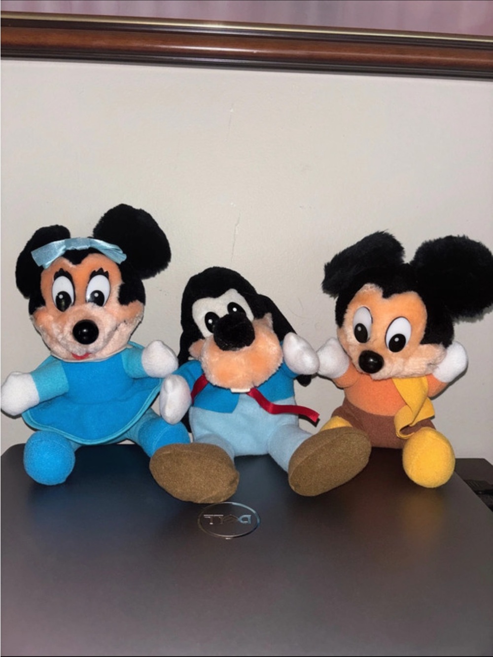 vintage 1984 Walt Disney "Mickey’s Christmas Carol" promotional plush dolls